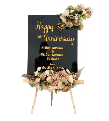 Papan Bunga Akrilik Beringin